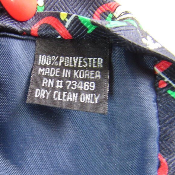 Warner Brothers Looney Tunes Christmas Ho Ho Tie w/Daffy Tweety Bugs Bunny Taz - Picture 5 of 7